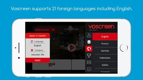 Voscreen一句英语