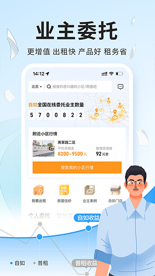 自如租房app