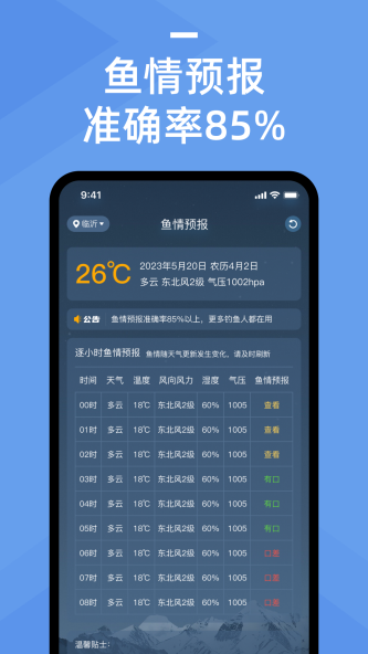 鱼情预报app