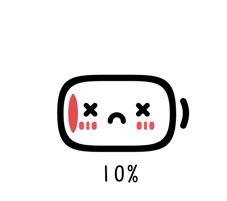 表情电池电量头像