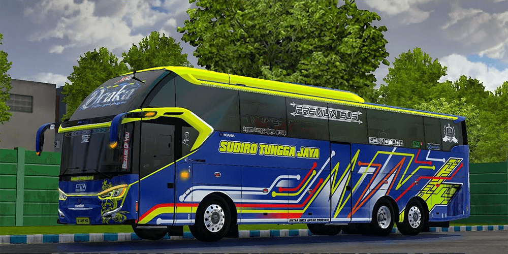 Bus Telolet Basuri Draka V4