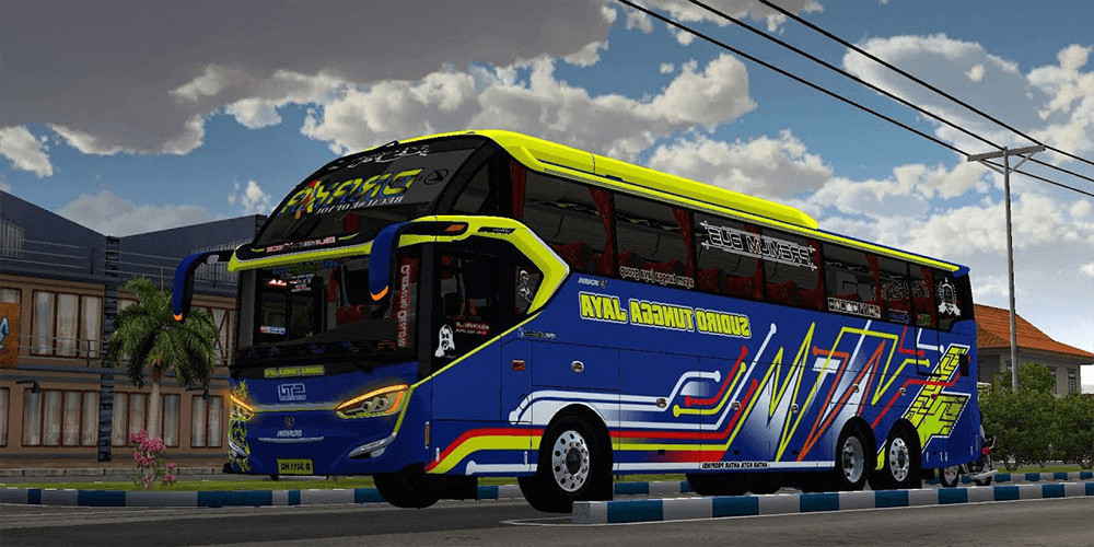 Bus Telolet Basuri Draka V4